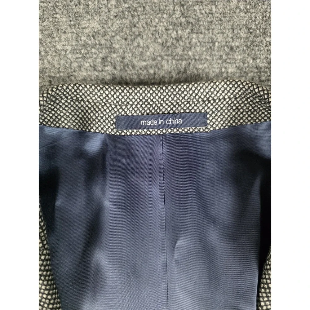 Suit Supply Size54 Sport Coat Blazer- Blue - Lazio - Pure Wool